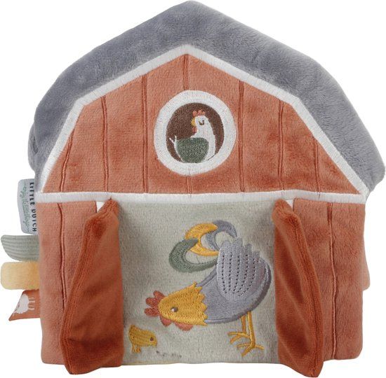 Little Dutch - Activiteitenboekje - Little Farm - 0+ jaar - Rood