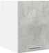 vidaXL Hangkast Beton Grijs en Wit 30 x 31 x 40 cm Bewerkt hout