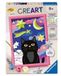 Ravensburger CreArt Kids 18 x 24 cm – kunstnummer – zwarte kat – gipseditie – schilderset op nummer – vanaf 9 jaar – 12023232