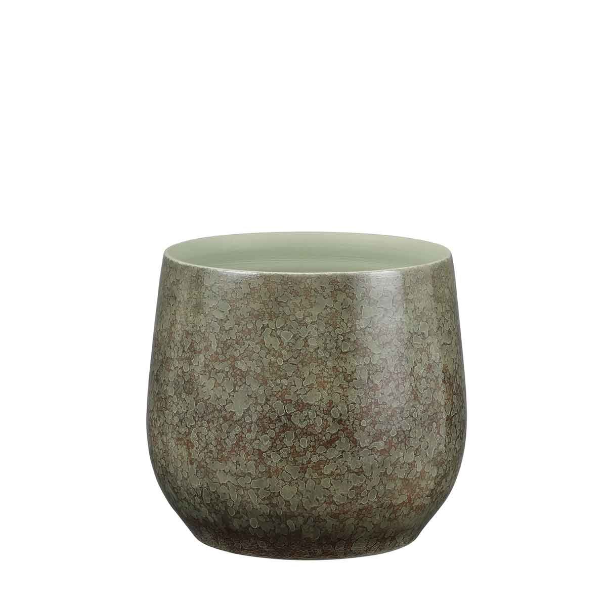 Mica Decorations Oliver Ronde Pot Groen 26 x 29 cm