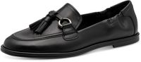 Tamaris - Dames - Loafers - Zwart - Leer - Maat 38