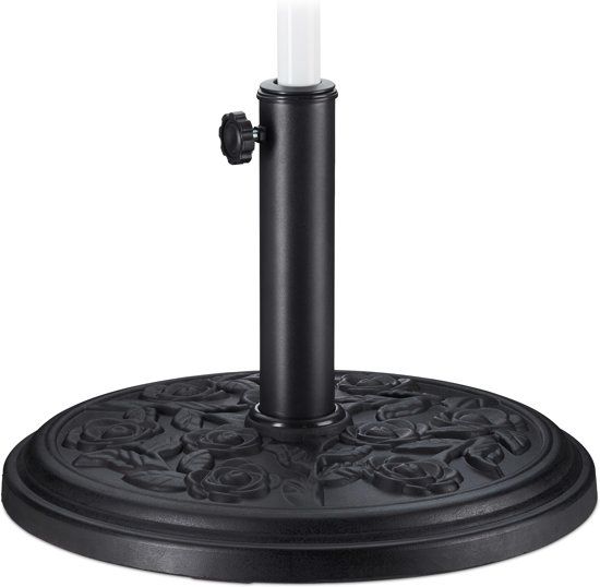Relaxdays parasolvoet - parasolhouder - parasolstandaard - standaard 35, 38, 48mm stabiel