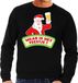 Bellatio Decorations Shoppartners Bv Foute Kersttrui Dronken Kerstman Zwart Heren L
