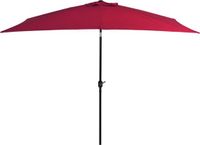 vidaXL Parasol met metalen paal 300x200 cm bordeauxrood