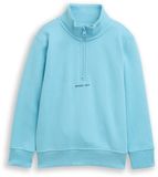Tom Tailor Sweatshirt met ritssluiting - Maat 92/98 - elixir blue