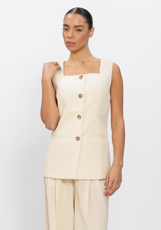 GRACE & MILA Blazers Dames - Creme - Maat M