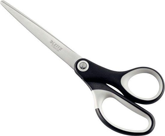Leitz Roestvrijstalen Titanium Schaar - 180 mm - Zwart