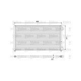 Valeo Condensor, Airconditioning 818017