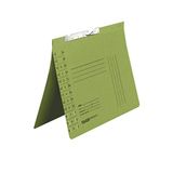 Origineel Falken Originele hangmappen van gerecycled karton met administratiebinding en perforatie voor DIN A4, 50 stuks, groen