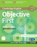 Objective Cambridge English Objective First - 4th edition student's book without answers