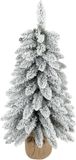 HOMCOM Sapin de Noël artificiel 90 cm, 107 branches, PVC, Vert