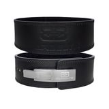 Barbelts Premium Lever Belt Onyx - 10mm - Zwart, L