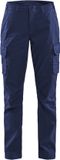 Blåkläder Dames industrie werkbroek stretch 7144-1832 - Marineblauw/Korenblauw - C48