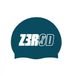 Z3R0D Bonnet de bain bleu silicone unisexe natation taille unique