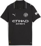 Puma Manchester City FC 25/26 Replica Weg Korte Mouw T-shirt Junior Zwart 9-10 Jaar