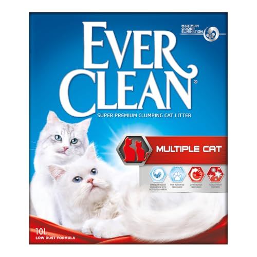 Ever Clean Kattenbakvulling voor meerdere katten, geparfumeerd, 10L