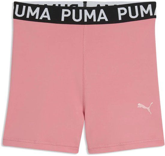 Puma Strong Korte Leggings Roze S Vrouw