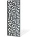 Panneau décoratif extérieur en métal 160 x 60 cm - Claustra de jardin/brise vue - Gris anthracite