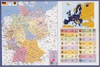 VELOFLEX Bureaumat met kaart van Duitsland 40 x 60 cm