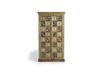 Armoire en bois de manguier laiton e maiolique