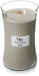 WoodWick Fireside Geurkaars - Grijs - Amber, Muskus, Vetiver - 1 stuk