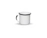 CINSA-315752 WARMCOOK CINSA-315752 Koffiemok van geëmailleerd staal, diameter 5 cm, 80 ml, wit