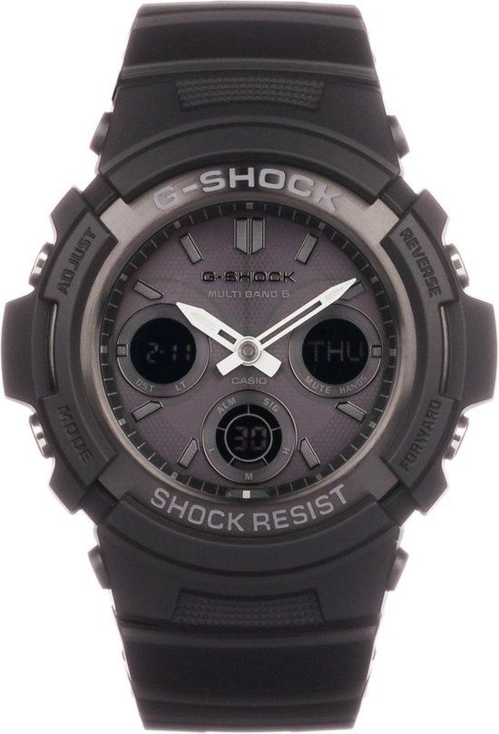 Casio G-Shock AWG-M100B-1AER Herenhorloge 46 mm - Zwart