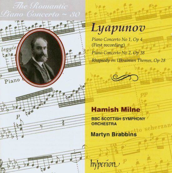 Lyapunov: Romantic Piano Concerto 30 (CD) - Hamish Milne, BBC Scottish Symphony Orchestra, Martyn Brabbins