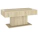 VidaXL Salontafel Sonoma-eik, 96x50x45 cm, houtvezel