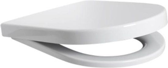 Plieger Nola Closetzitting met deksel wit - Duroplast - Afklikbaar