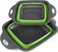 Benson Passoire/Passoire Set 2 pièces Plastique Anthracite Carré Lave-vaisselle Sûr Suspendu