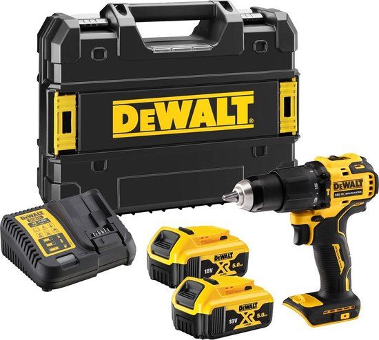 DeWALT DCD709P2T - 18V Accu Klop-/Schroefboormachine - 5.0Ah - TSTAK