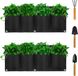 Trend24 Sac de plantation - Jardin vertical - Lot de 2 - Noir