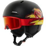Alpina Sports Alpina Zupo 2 Disney Set – Skihelm en Skibril voor Kinderen - Cars - 52-56
