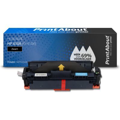 PrintAbout Compatible HP 410X (CF410X) Black Toner Cartridge - High Yield