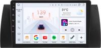 Happiq Autoradio met Bluetooth et CarPlay pour BMW 5-serie (E39), X5 (E53) et M5 (1995–2003) – Compatibel met Apple et Android – Installation stéréo avec système de navigation – 6 Go RAM, 64 Go mémoire de stockage