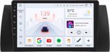 Happiq Autoradio met Bluetooth et CarPlay pour BMW 5-serie (E39), X5 (E53) et M5 (1995–2003) – Compatibel met Apple et Android – Installation stéréo avec système de navigation – 6 Go RAM, 64 Go mémoire de stockage