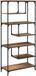 vidaXL Boekenkast 6-laags 81 x 36 x 176 cm Bewerkt hout Oud hout