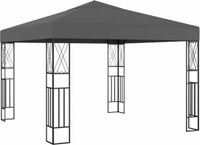 vidaXL Prieel 3x3 m stof antraciet