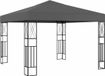 vidaXL Prieel 3x3 m stof antraciet