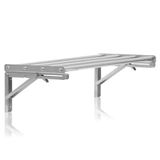 Mahlzeit Roestvrij stalen wandrek, stangdesign, 60 x 30 cm