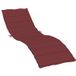 Maison Exclusive - Coussin de chaise longue bordeaux mélangé 200x60x4 cm