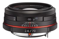 Pentax HD DA 70mm F2.4 Limited Téléobjectif - Noir