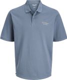 JACK&JONES JJEARCHIVE GRAPHIC POLO SS LN Heren Polo's Blauw S