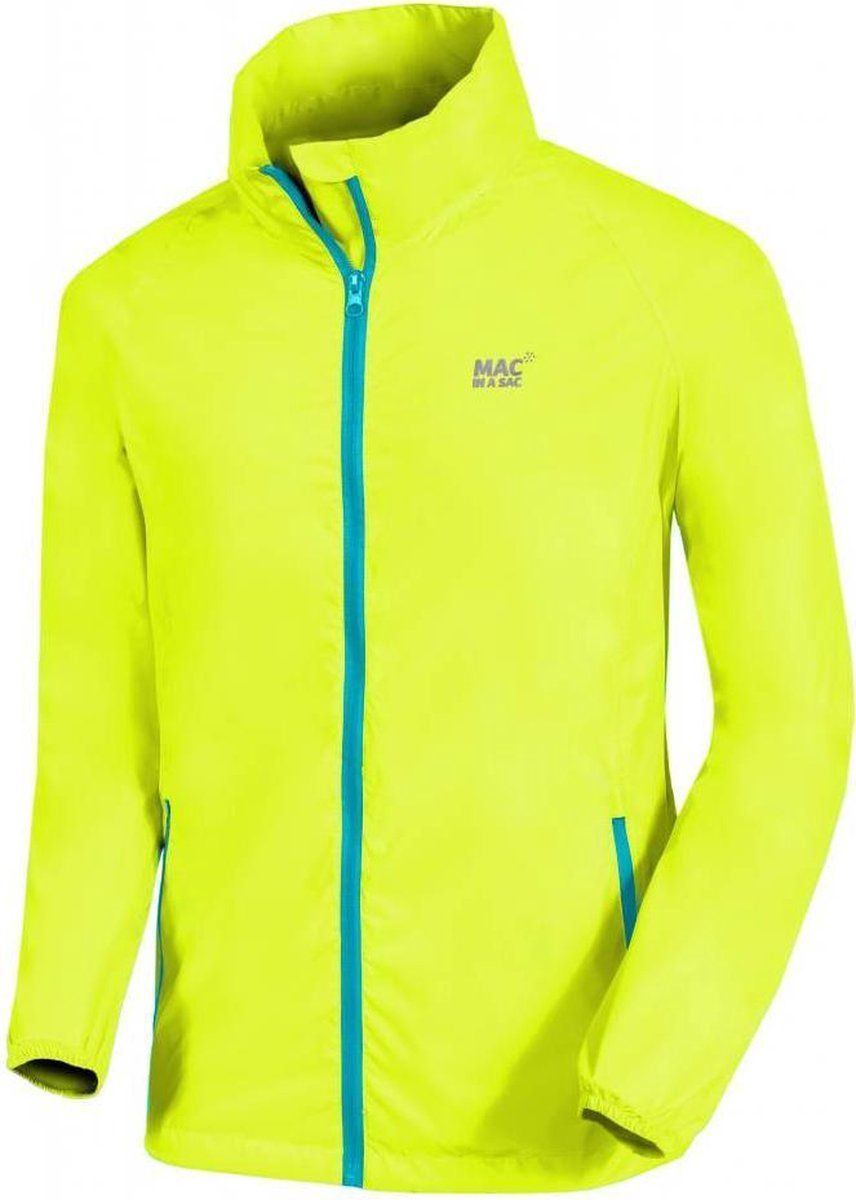 Mac in a Sac Origin 2 Regenjas Unisex - Neon Geel - Maat XL
