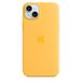 Apple Siliconen Backcover MagSafe voor iPhone 15 Plus - Sunshine Geel