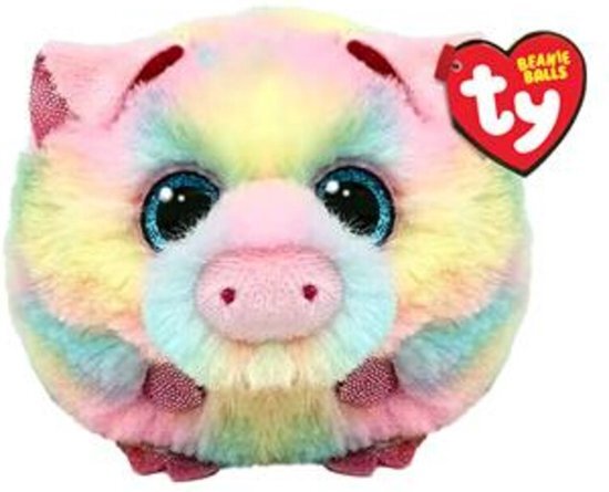 TY Teeny Puffies Pigasso Pig 10 cm 1 stuk