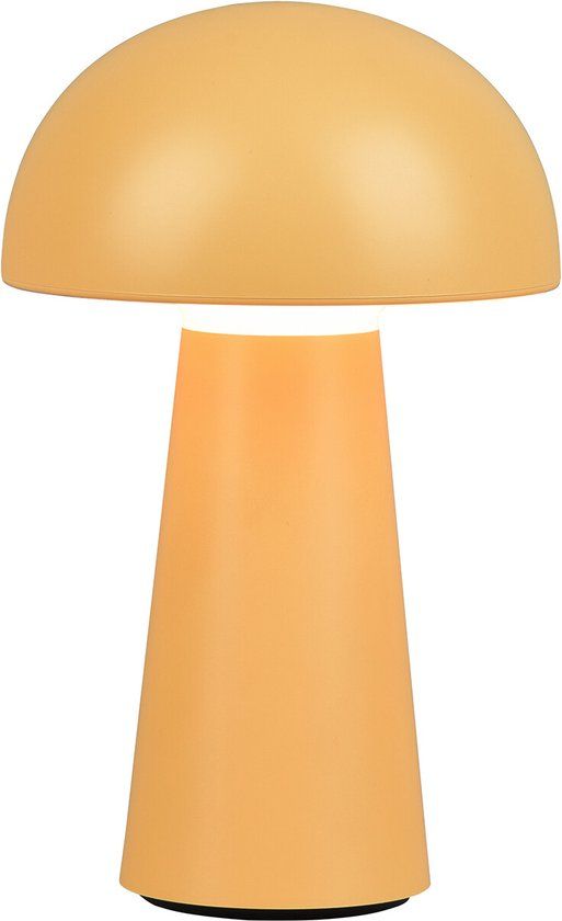 BES LED Trion Lenio LED Tafellamp - 2W - Warm Wit 3000K - Dimbaar - USB Oplaadbaar - IP44 - Oranje