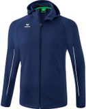 Erima Liga Star Trainingsjack Met Capuchon Kinderen - Wit / New Navy | Maat: 164