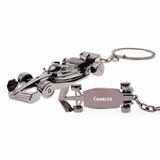 MC Living F1 Auto Sleutelhanger - Met Naam - Charles - Model 2024 - Gunmetal Black